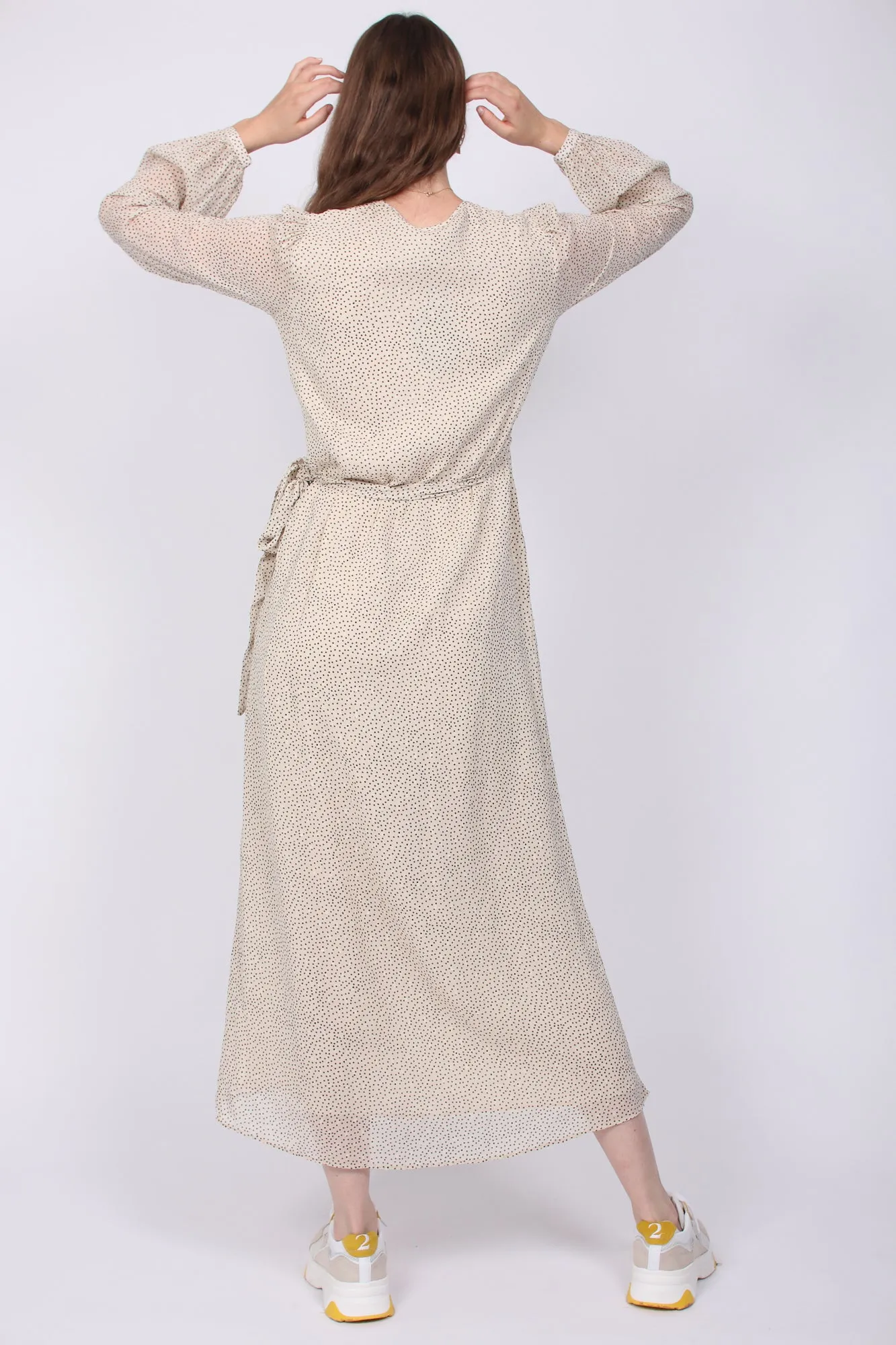 Delicate Wrap Dress - Frost