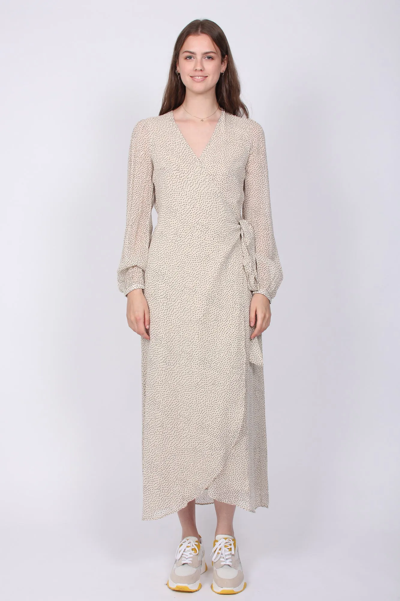 Delicate Wrap Dress - Frost
