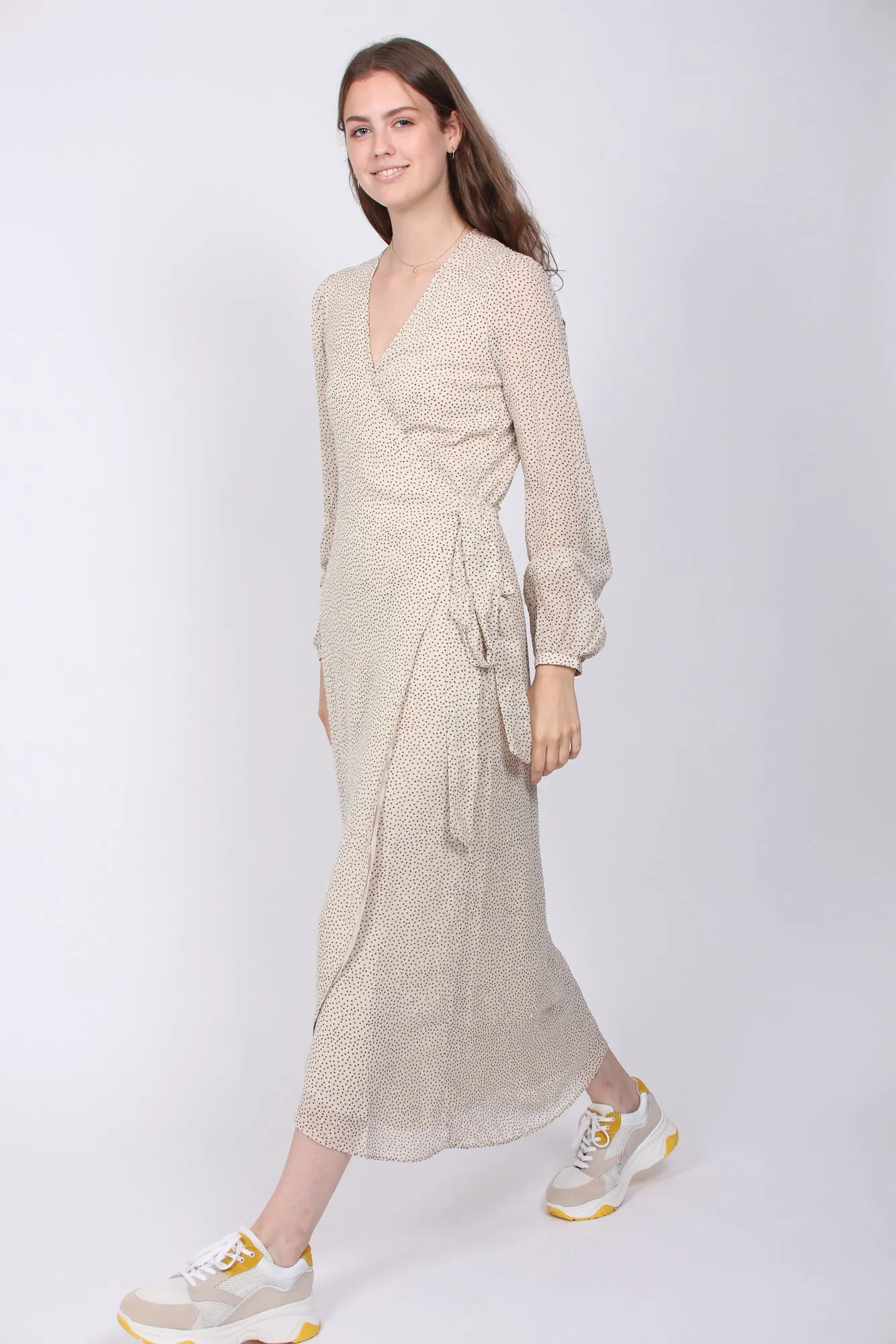 Delicate Wrap Dress - Frost