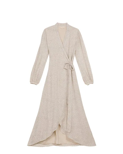 Delicate Wrap Dress - Frost