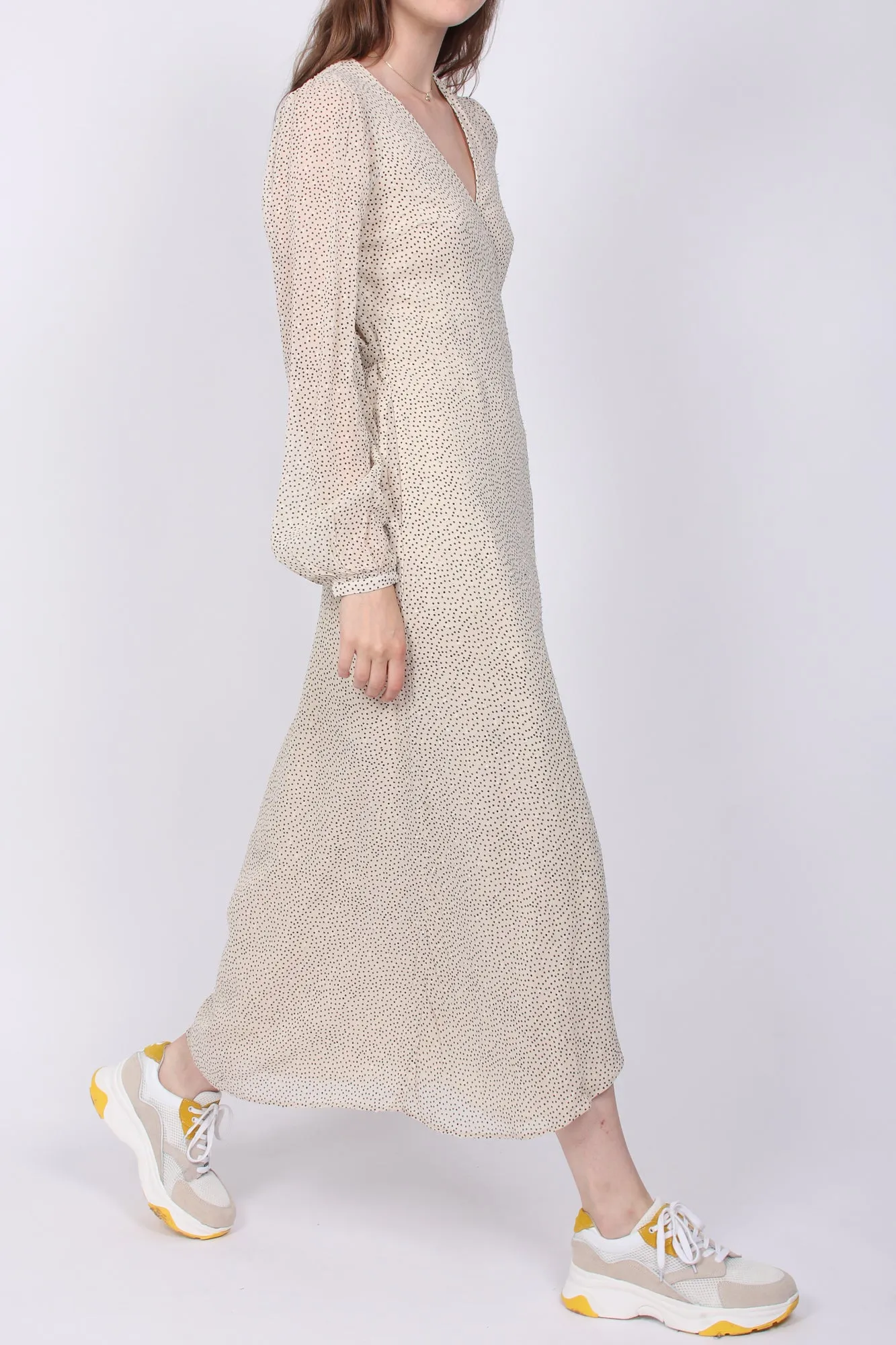 Delicate Wrap Dress - Frost