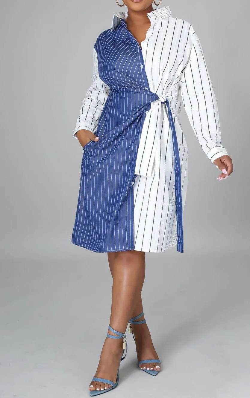 Denim Wrap Midi
