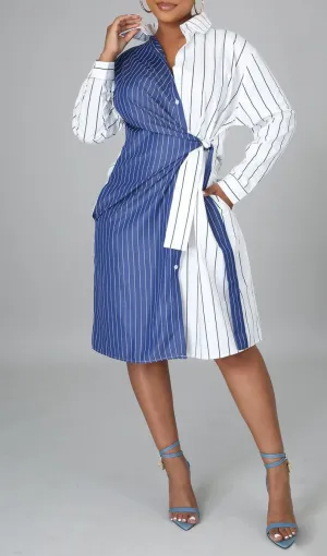 Denim Wrap Midi