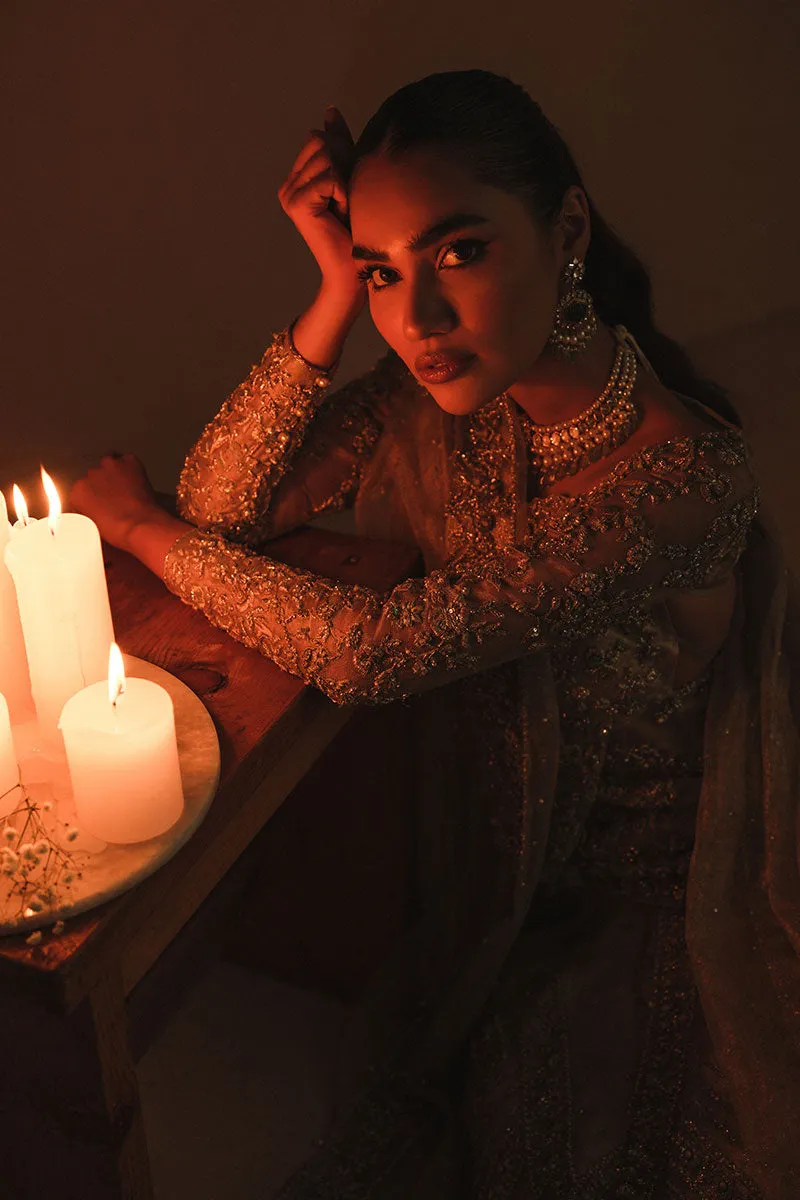 Designer Kundan Net Lehenga Shirt for Indian Bridal Wear