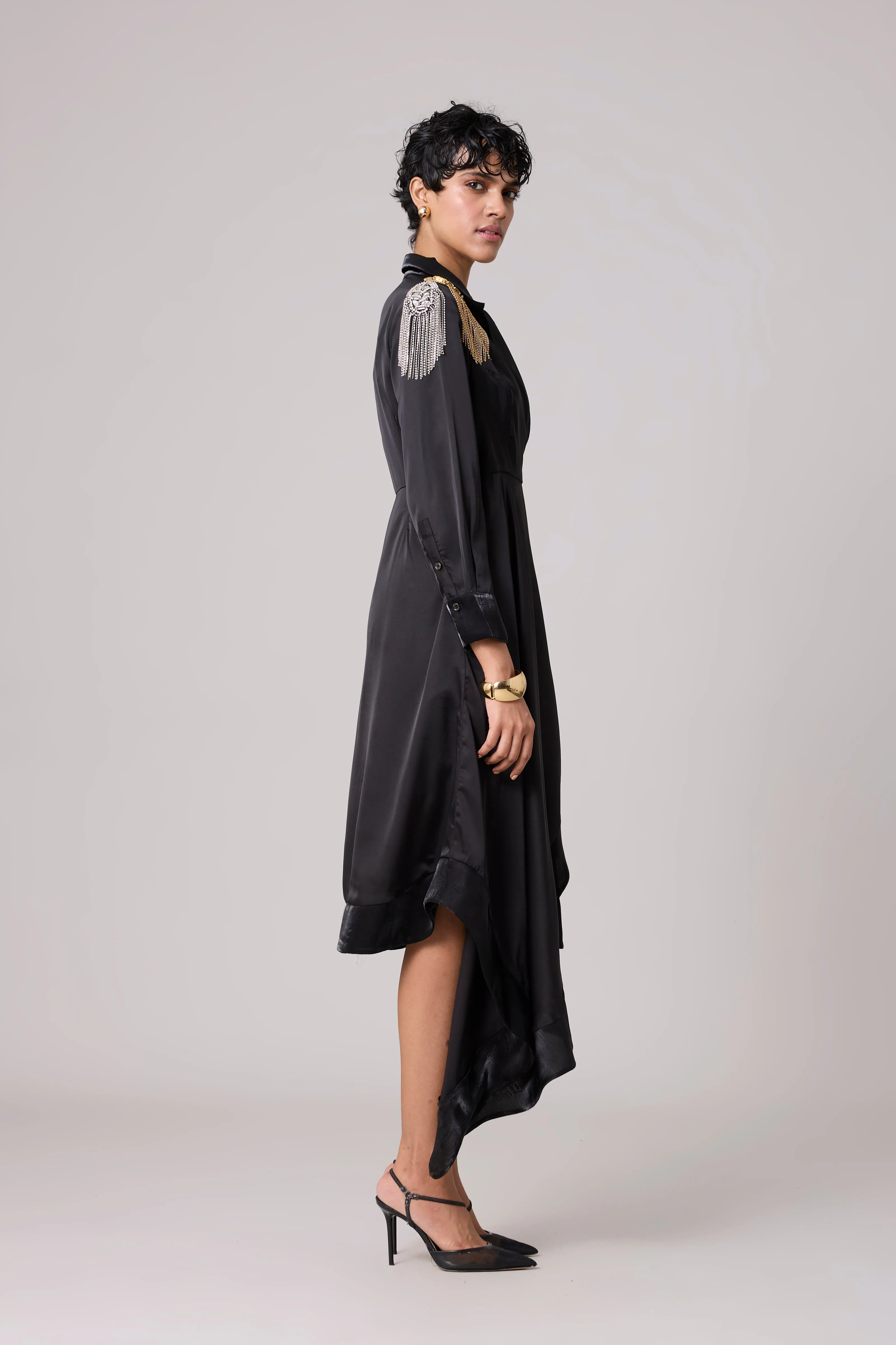 Diana Wrap Dress - Black