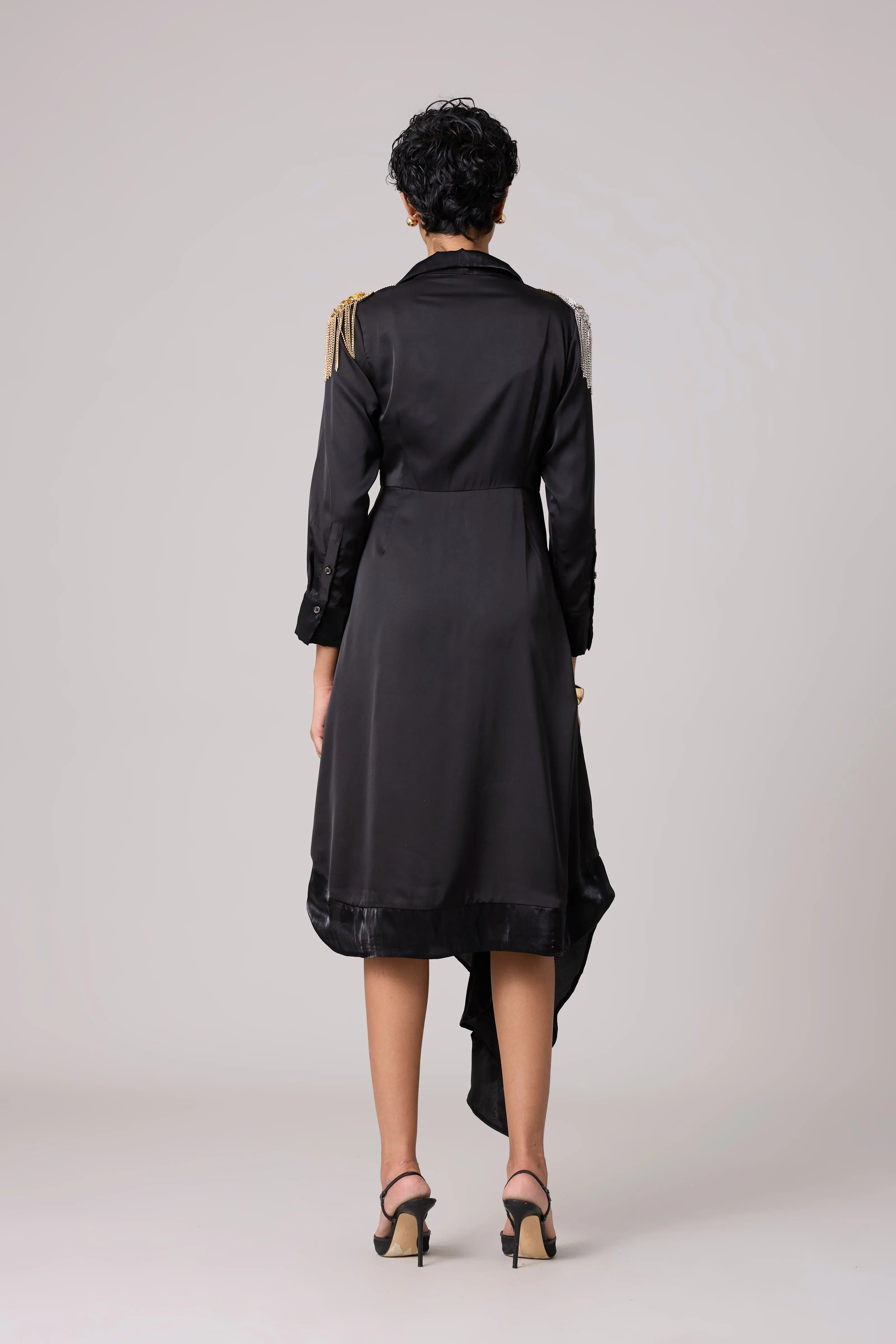 Diana Wrap Dress - Black