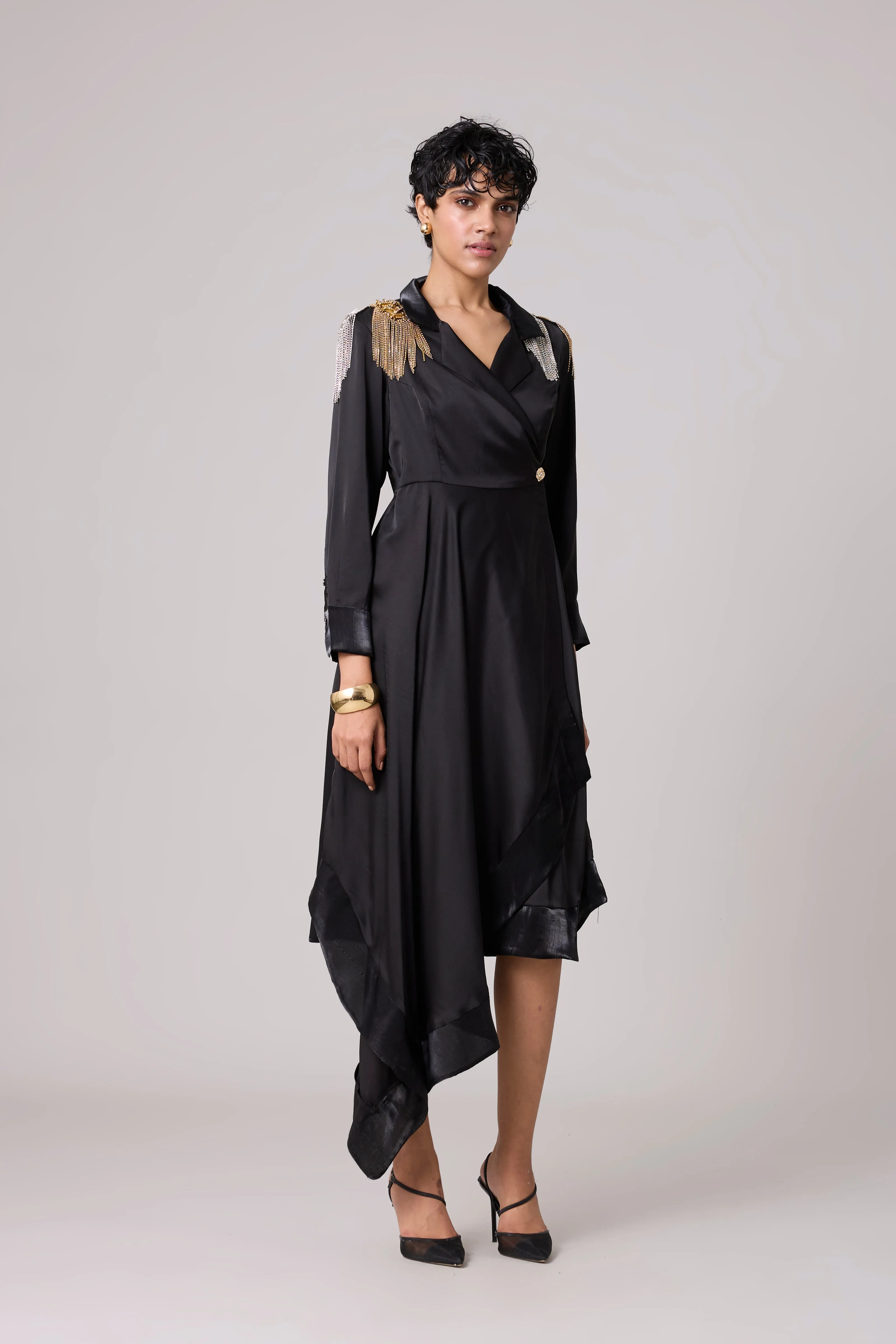Diana Wrap Dress - Black