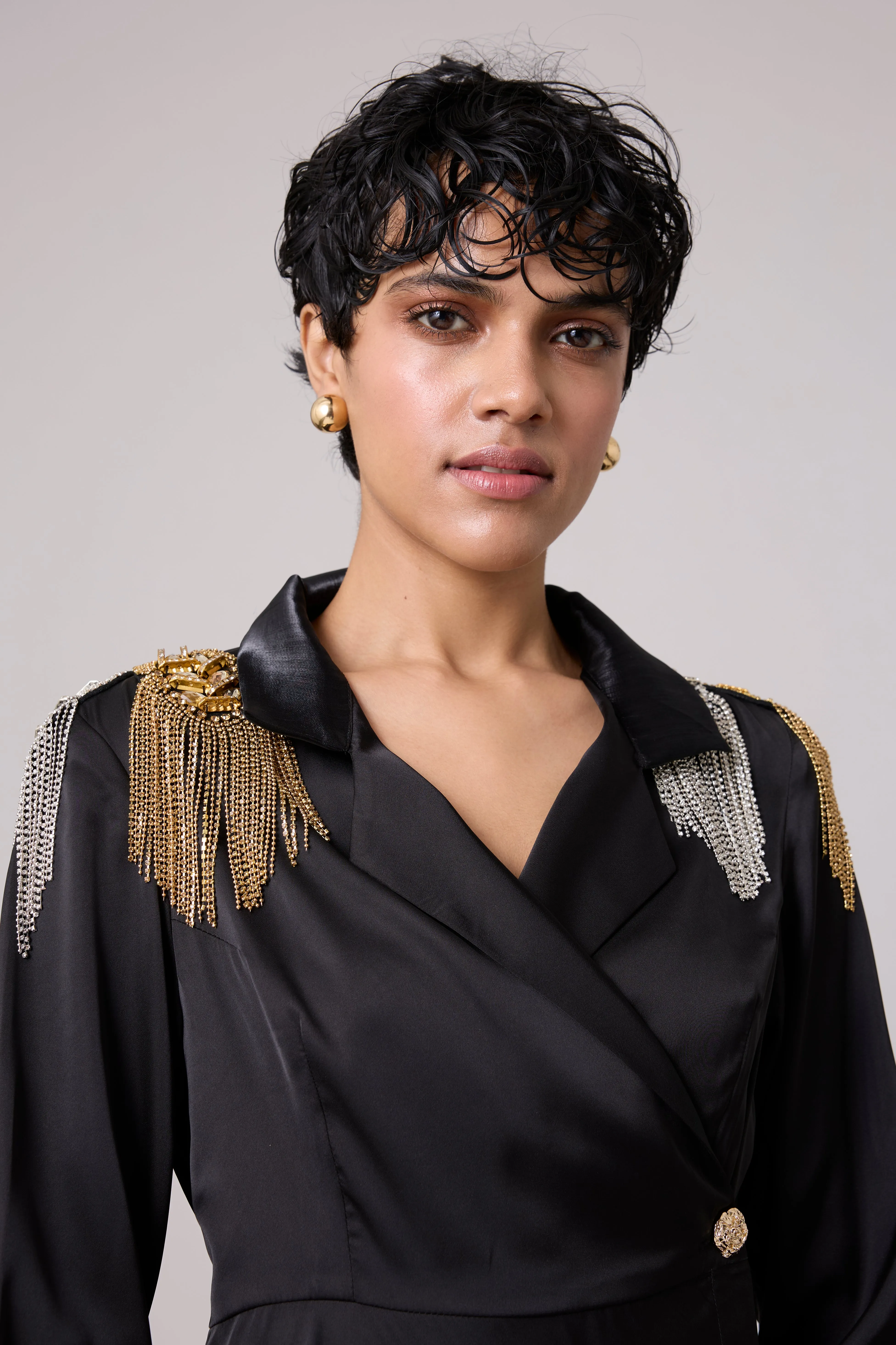 Diana Wrap Dress - Black