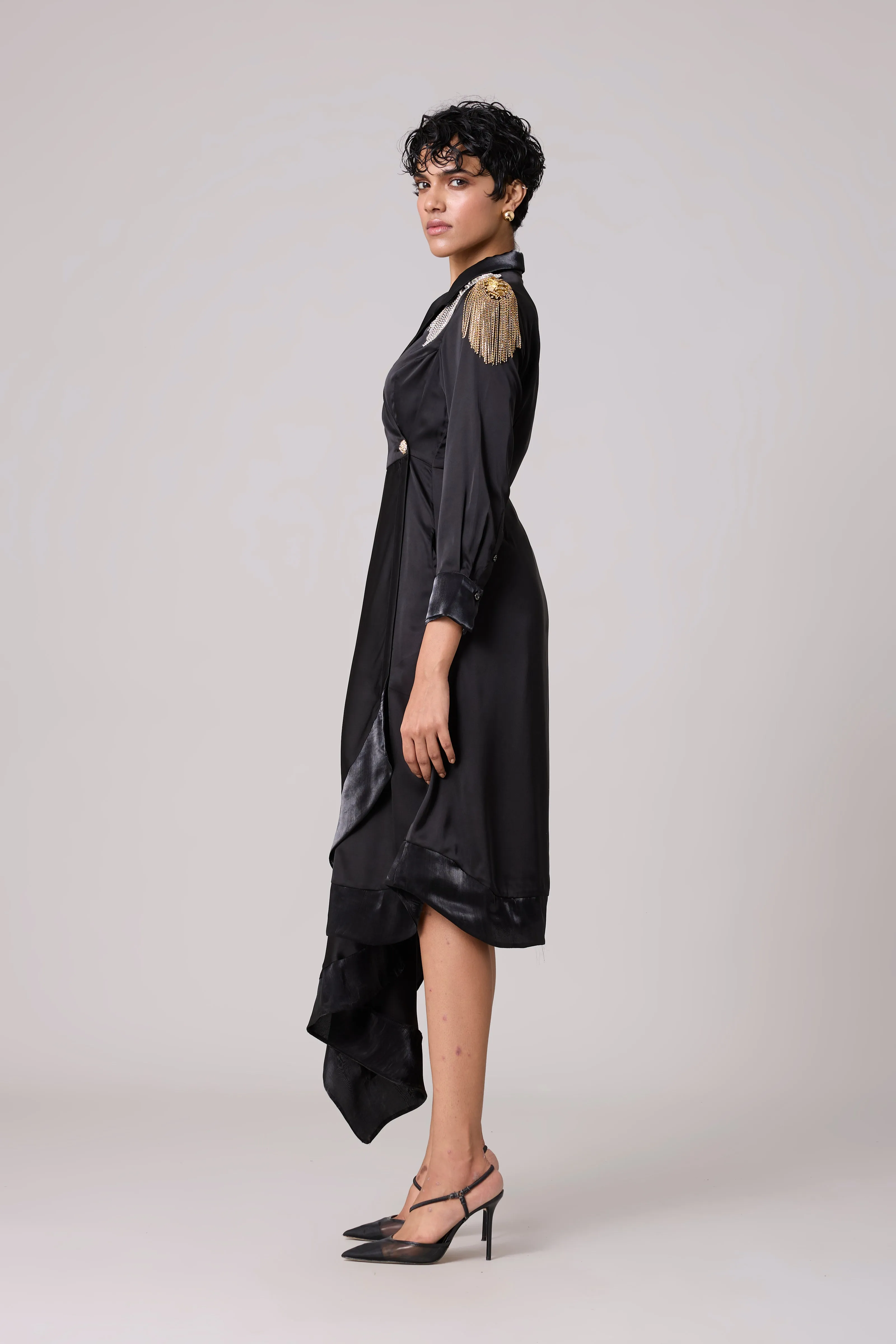 Diana Wrap Dress - Black
