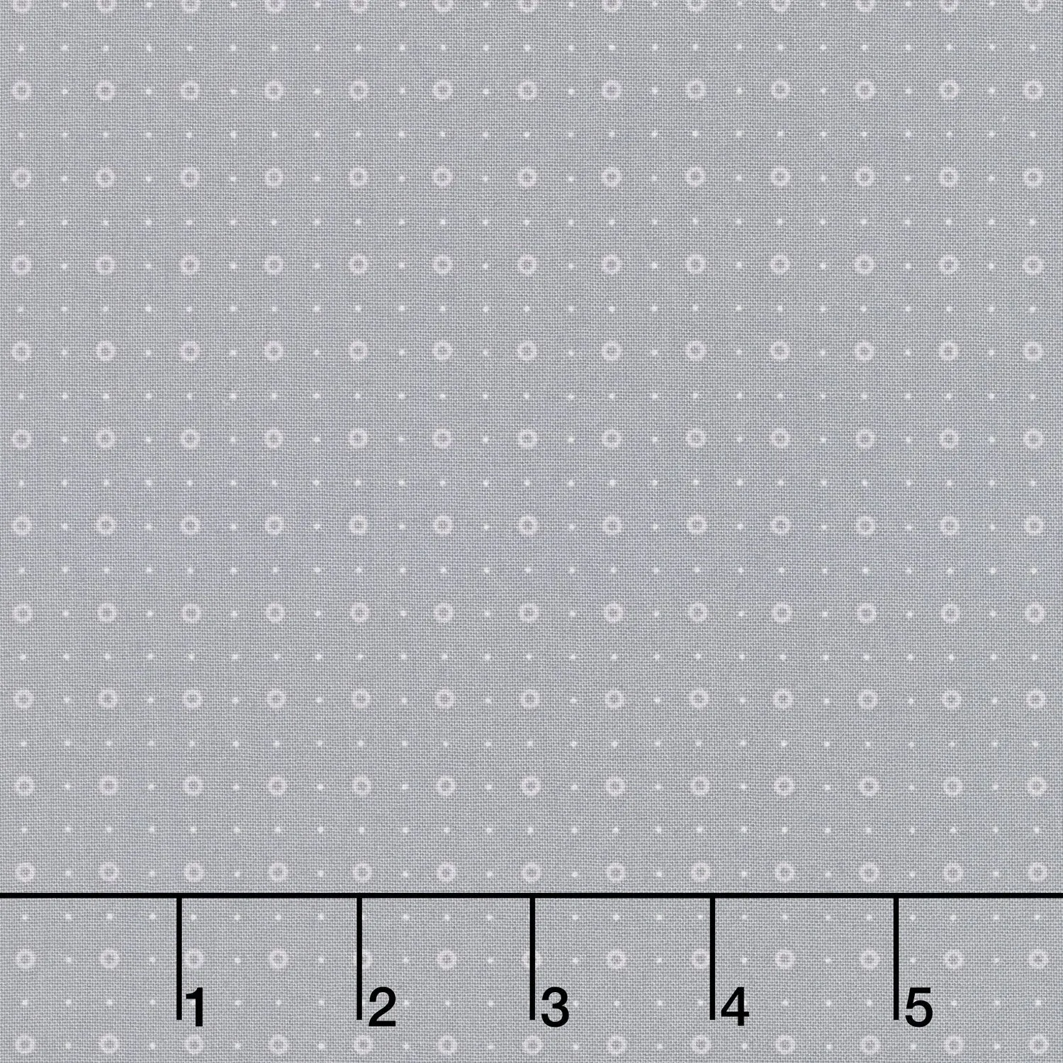 Dove - Circle Dot Pewter Yardage