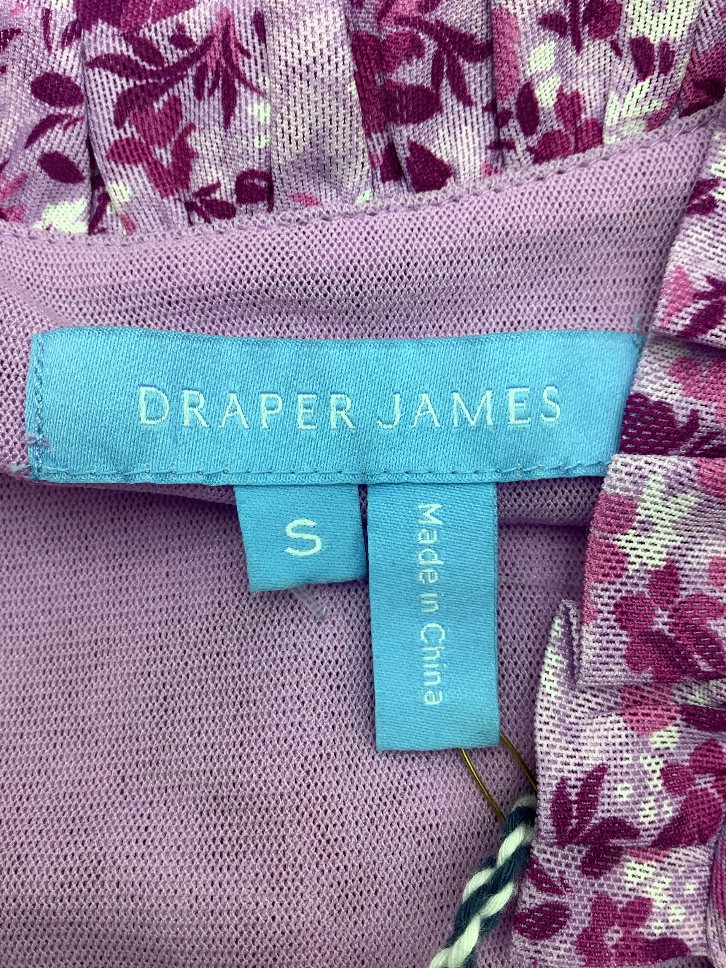 Draper James Maxi Length Wrap Floral Print Dress Size: S