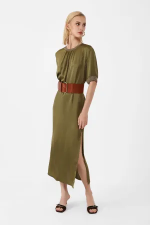 Dress with Contrasting Trims