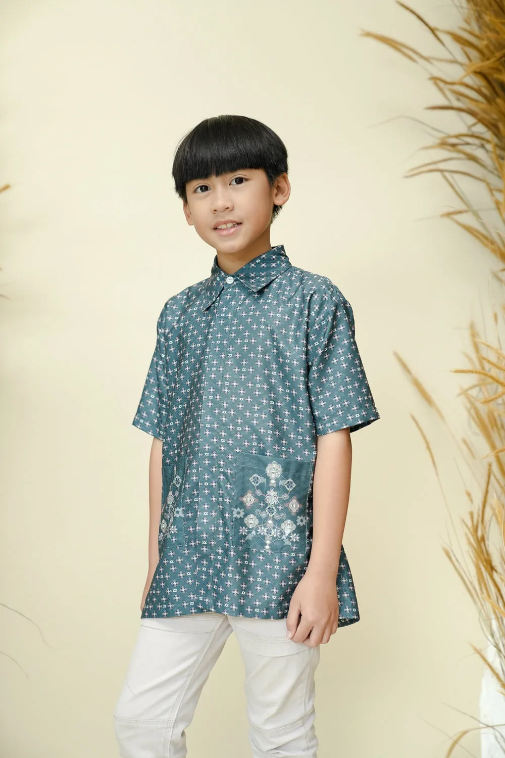 Dumai Shirt Boy (Minor) Emerald
