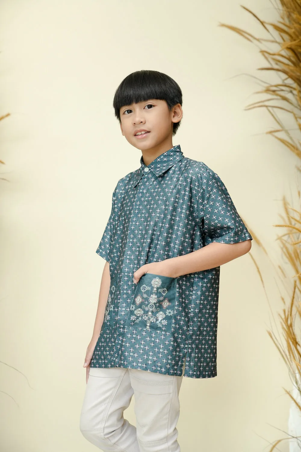 Dumai Shirt Boy (Minor) Emerald