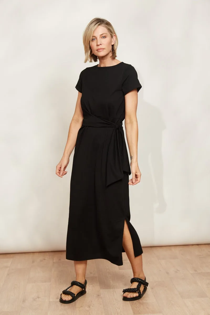 Eb & Ive - Verano Tie Dress - Sable