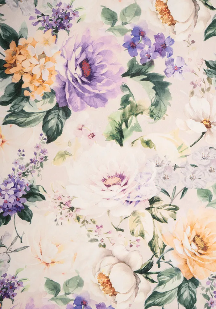 Edna Vintage Floral Print Swing Dress