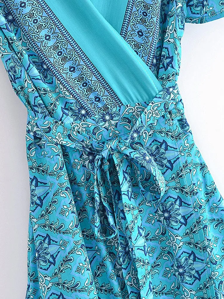ELISSA Wrap Mini Dress