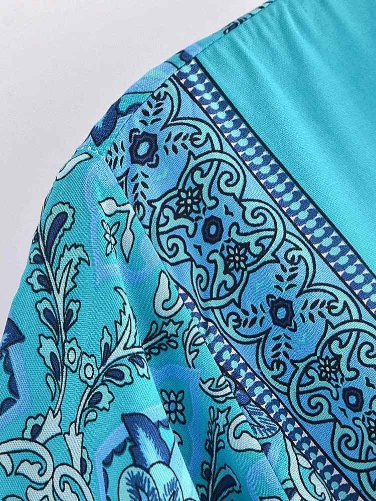 ELISSA Wrap Mini Dress