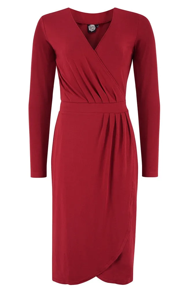 Eliza Vibrant Rouge wrap