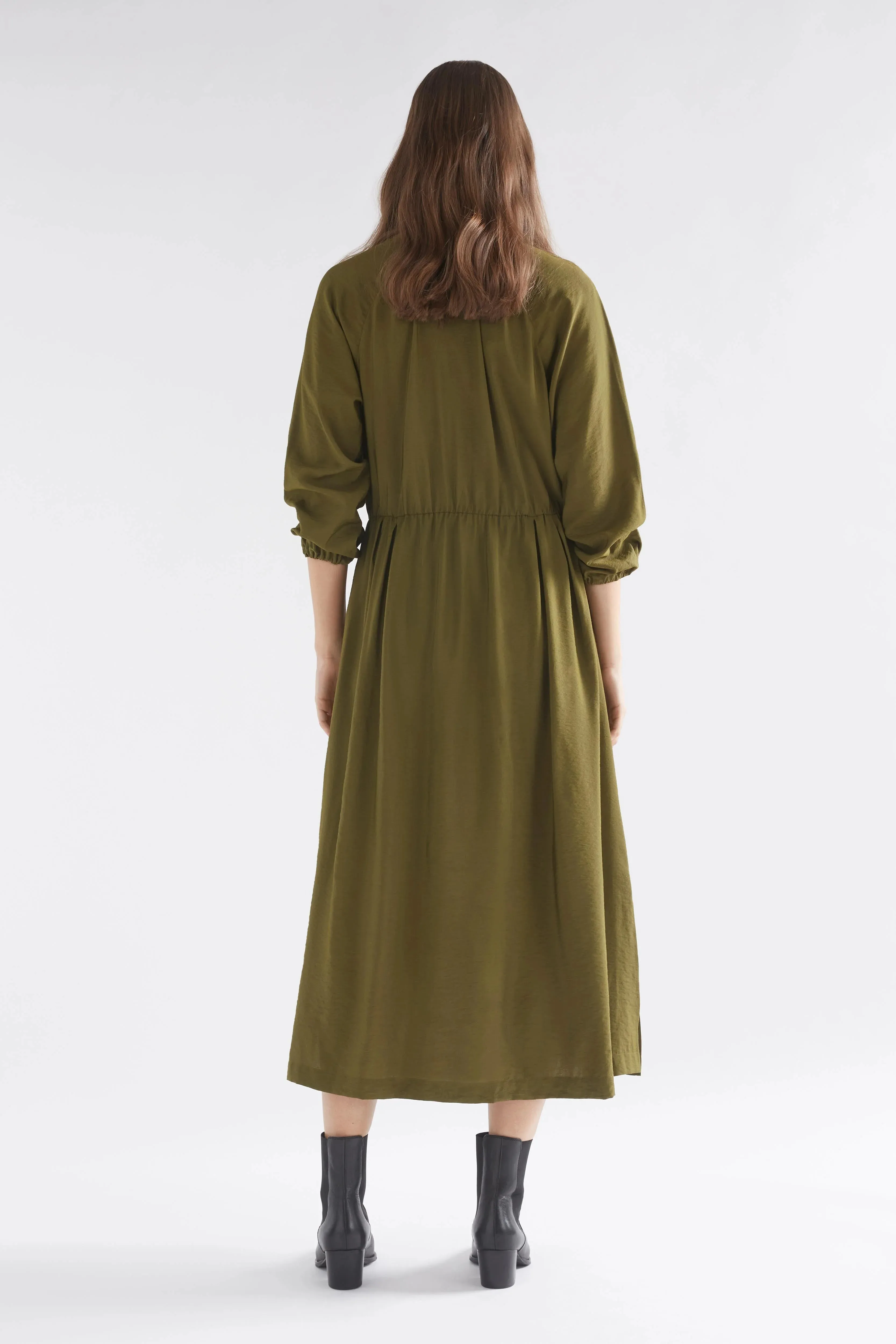 ELK Etne Dress - Dark Olive