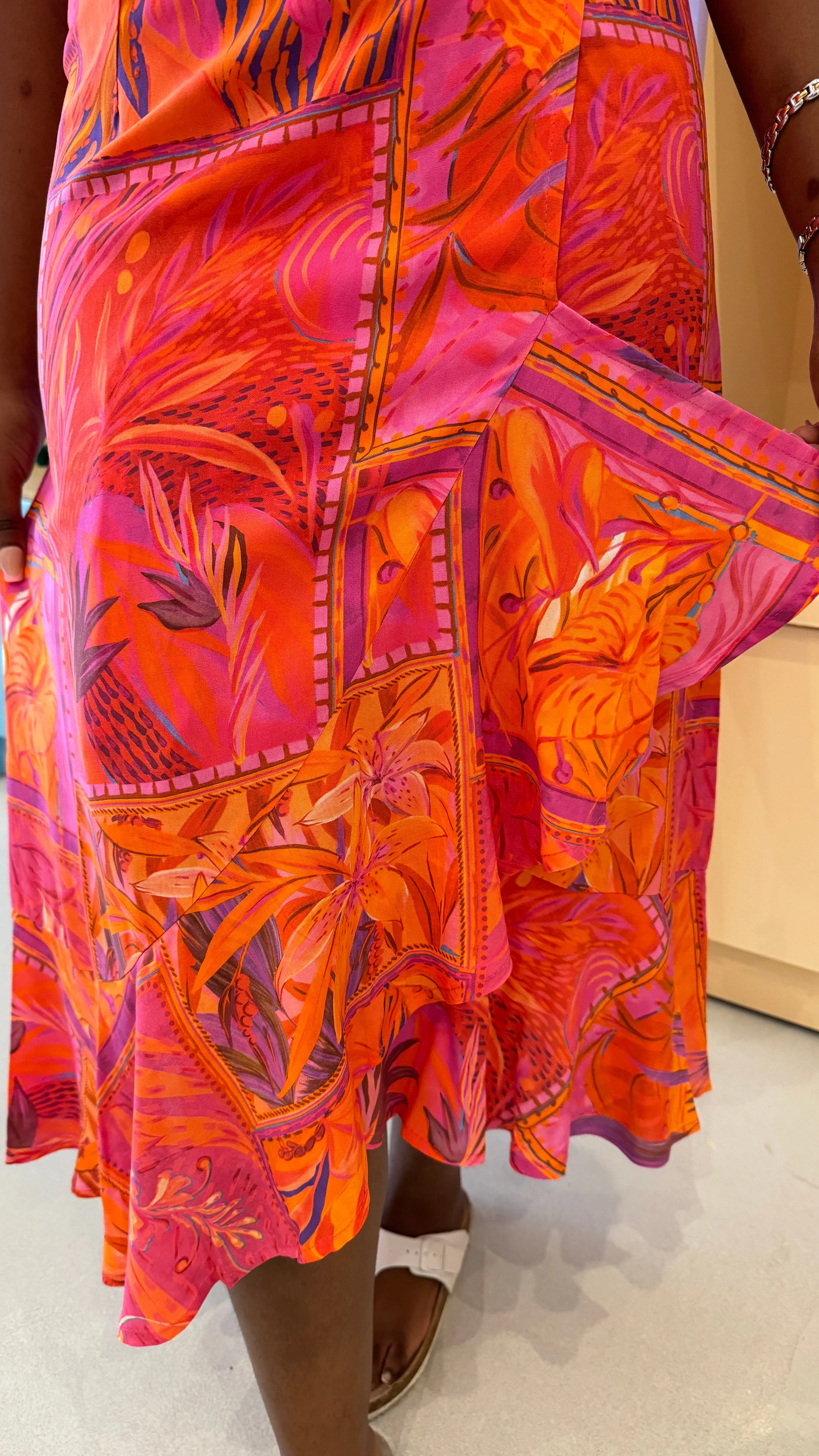 Em Wrap Dress - Pink
