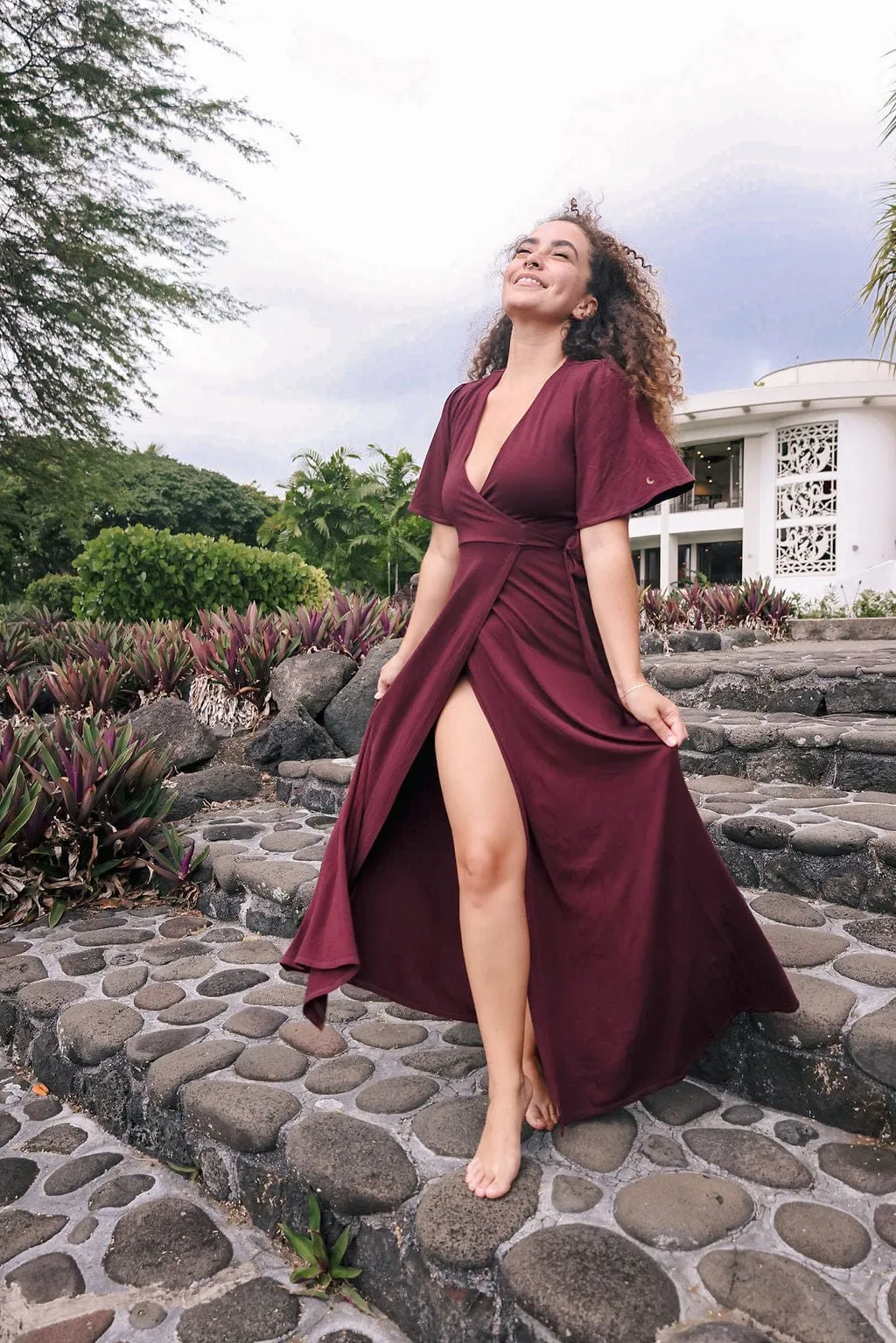 Equinox Moon Wrap Dress