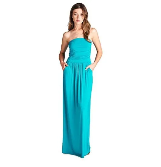 Europe Women Strap Casual Pocket Dress