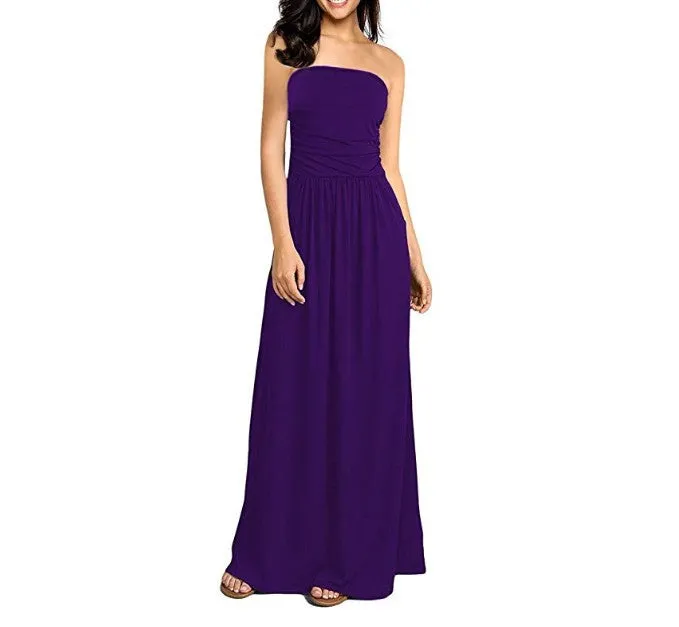 Europe Women Strap Casual Pocket Dress