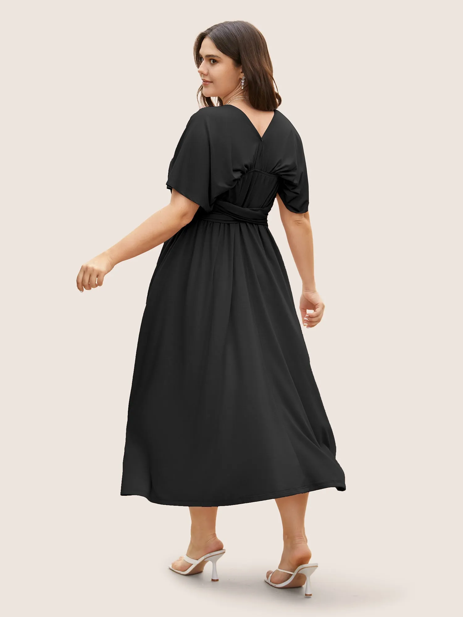 Everywhere Dress - Monochromatic Wrap Dress