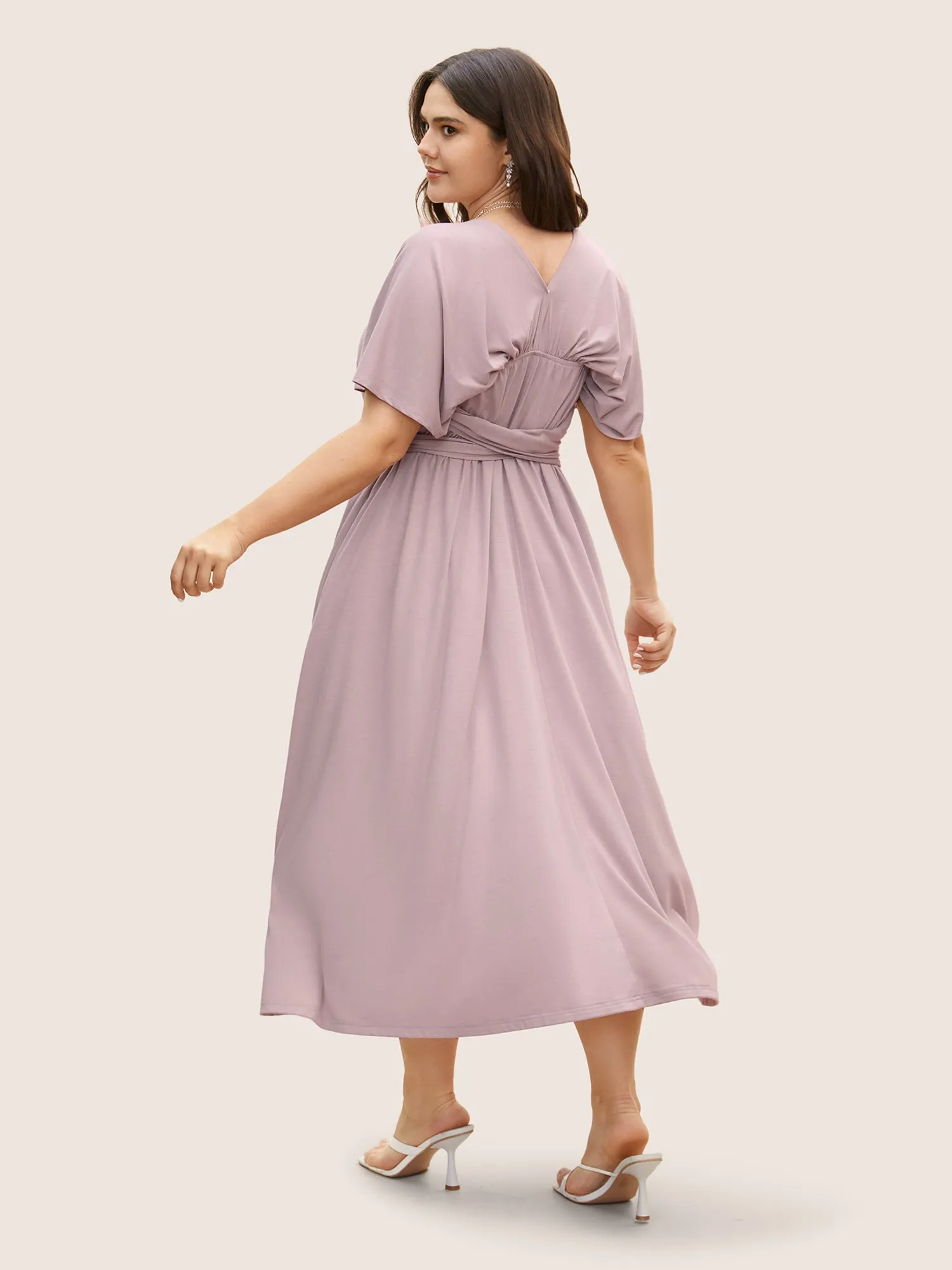 Everywhere Dress - Monochromatic Wrap Dress