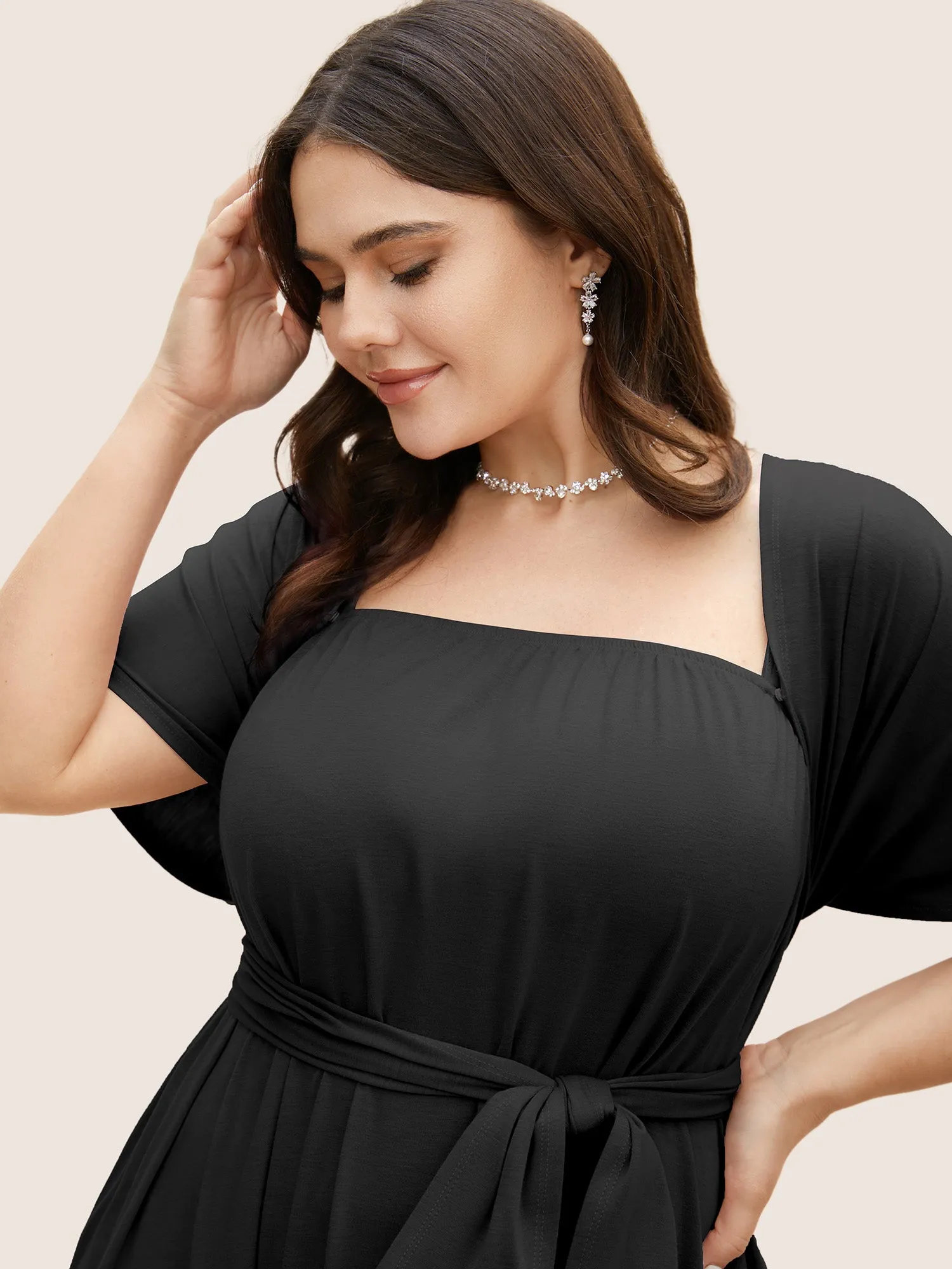 Everywhere Dress - Monochromatic Wrap Dress