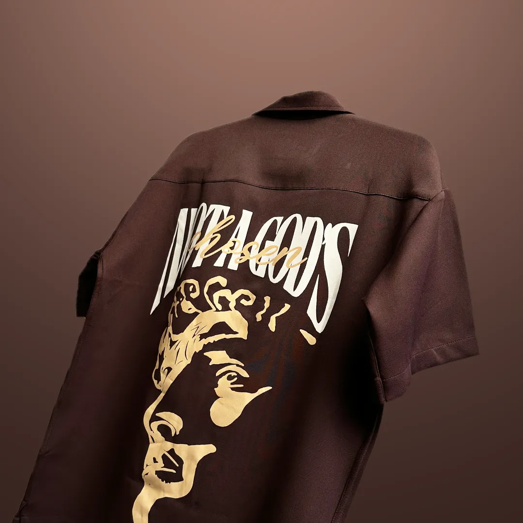 FACE OF GOD Bowling Shirt