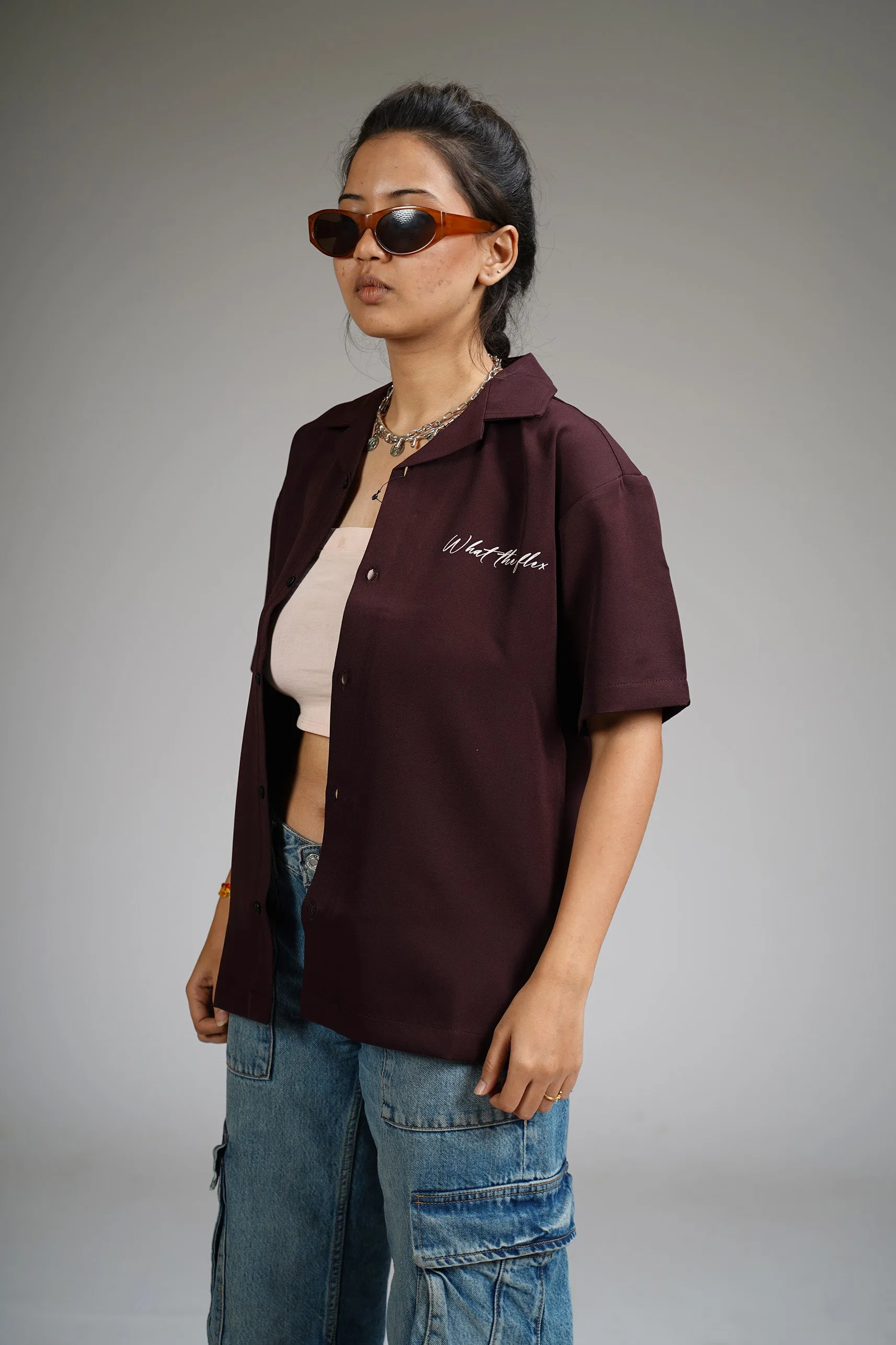 FACE OF GOD Bowling Shirt