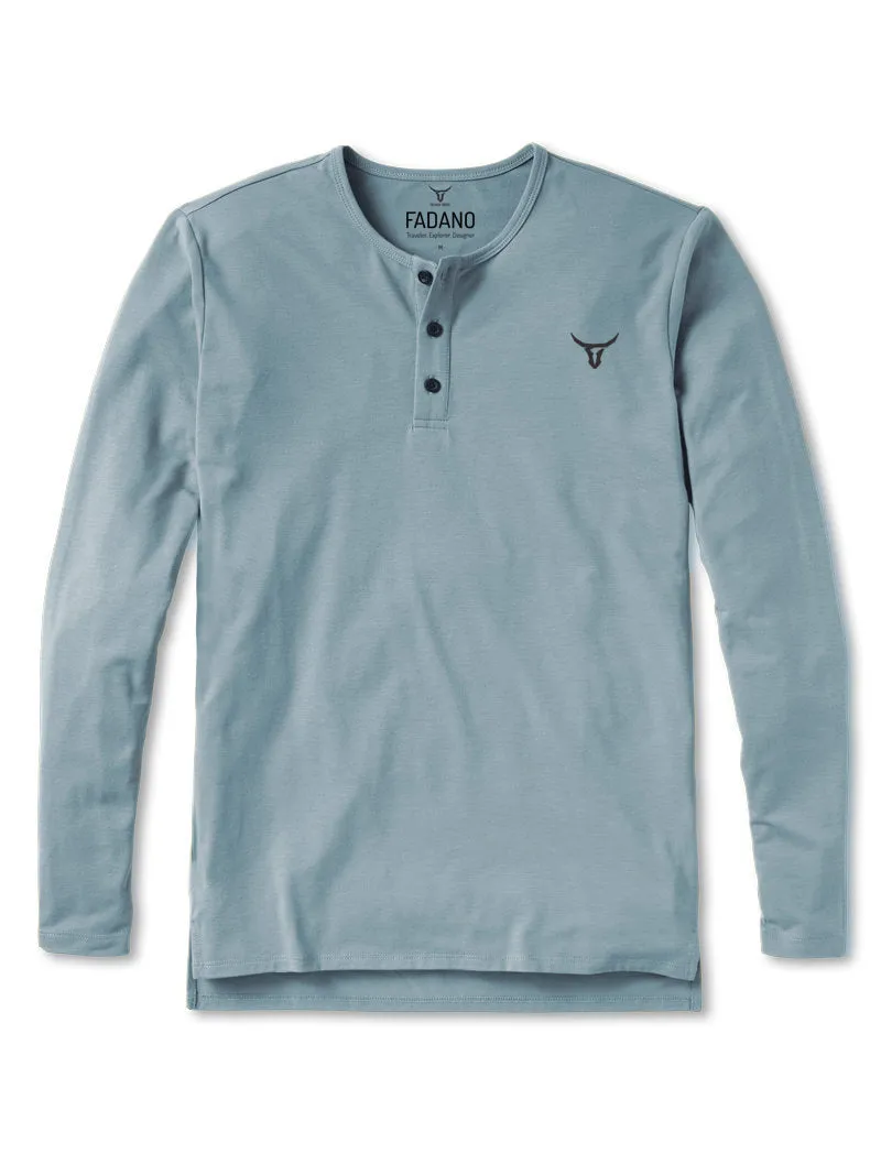 Fadano - Henley L/S - Sapphire