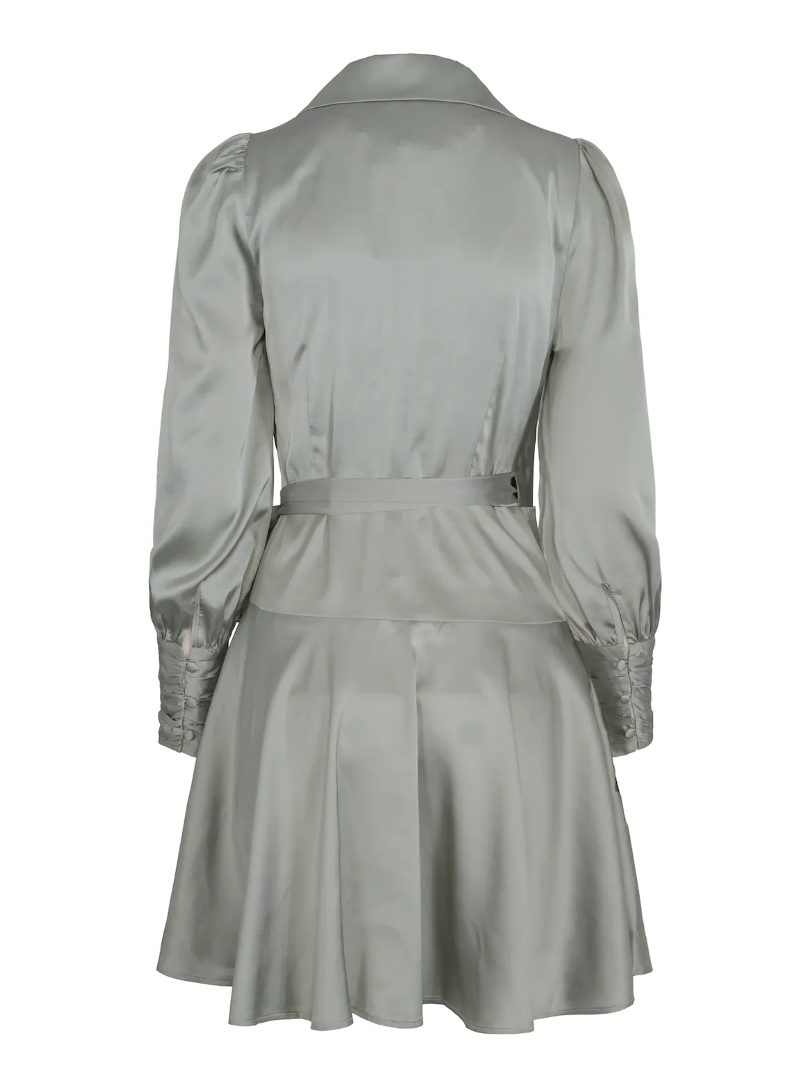 Farah Satin Wrap Dress