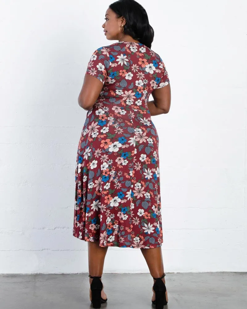 Farrah Faux Wrap Dress - Sale!