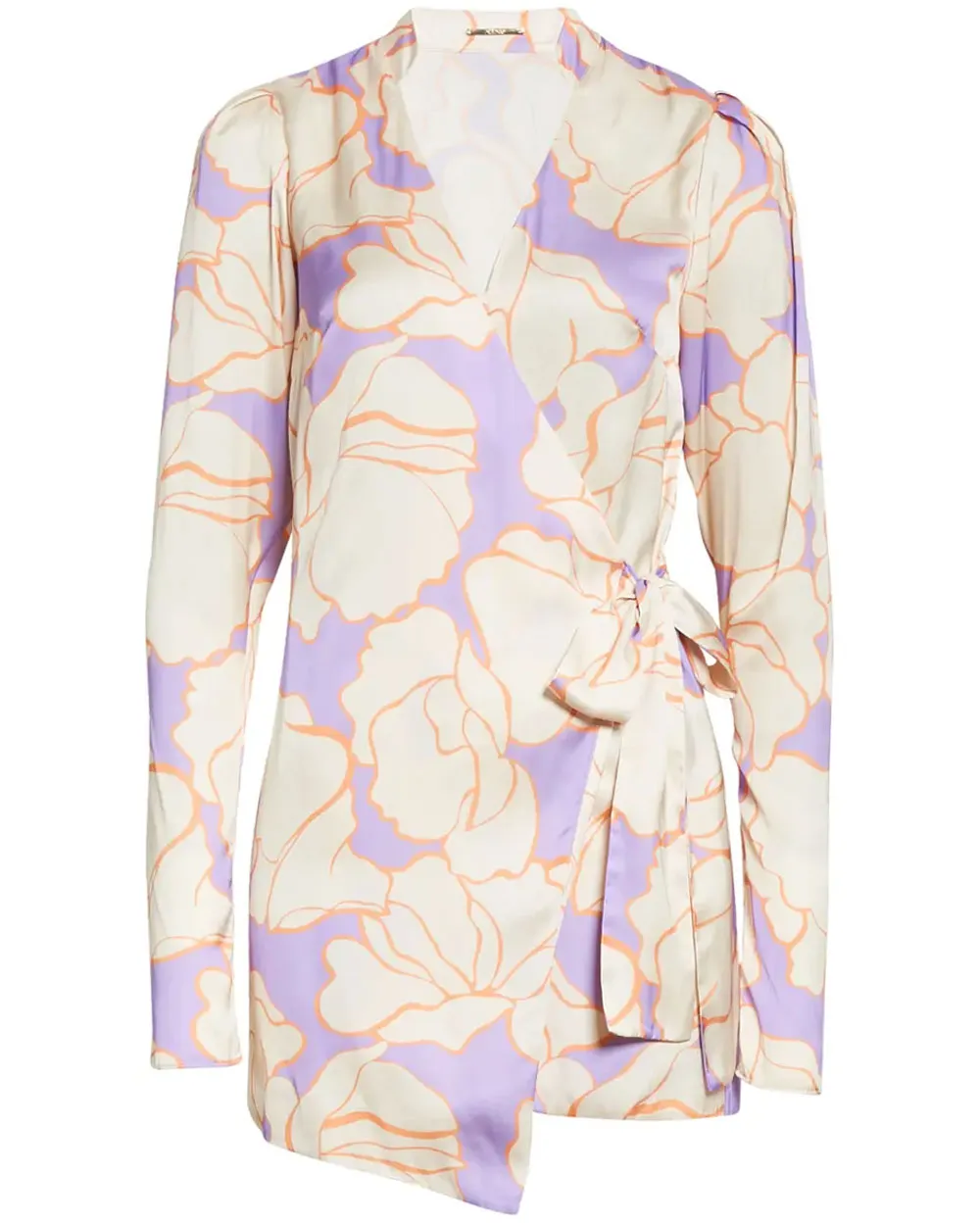 Fiji Wrap Dress in Wisteria