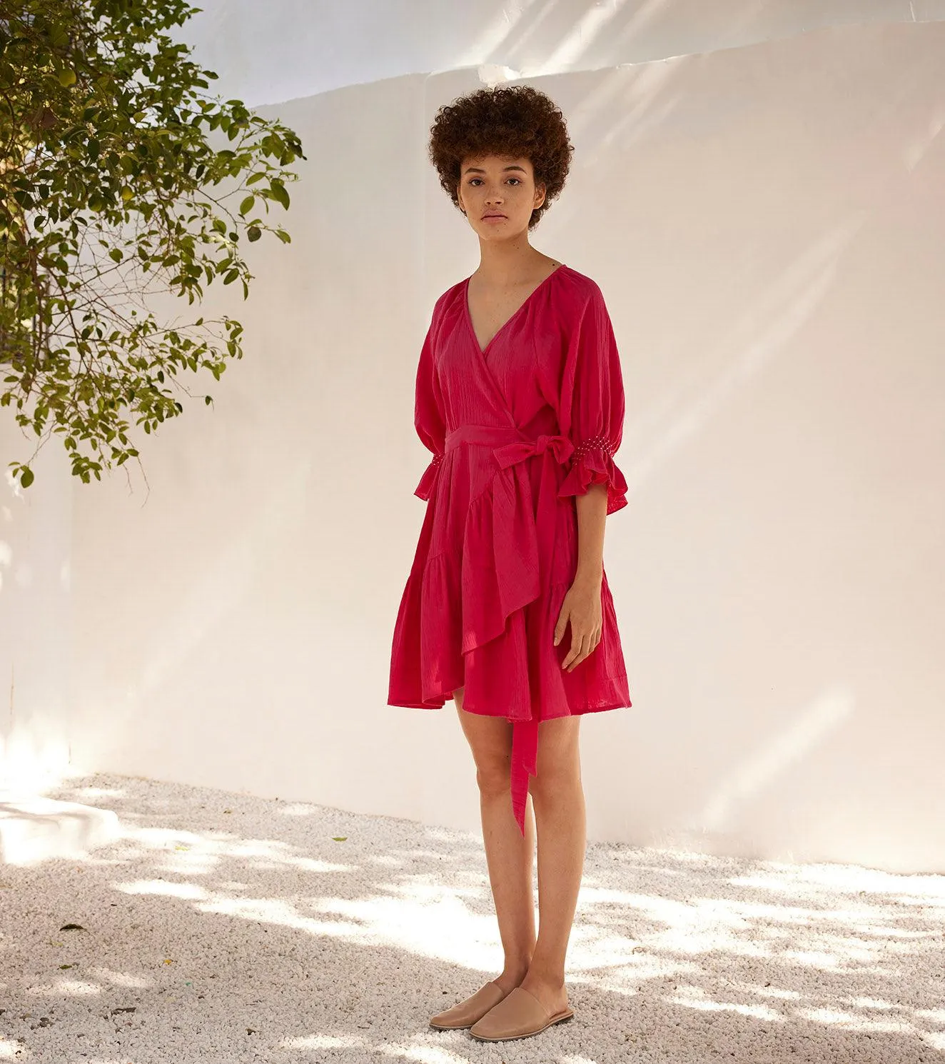 First love wrap dress