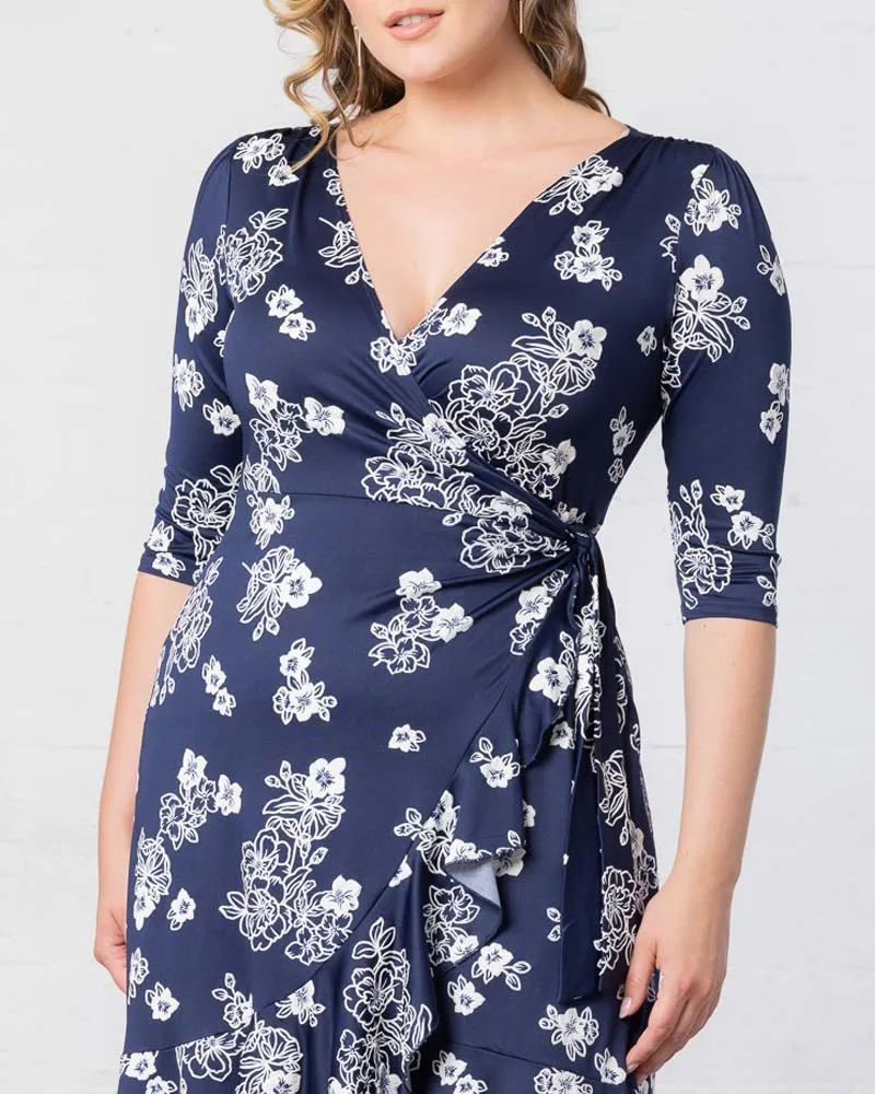 Flirty Flounce Wrap Dress - Sale!
