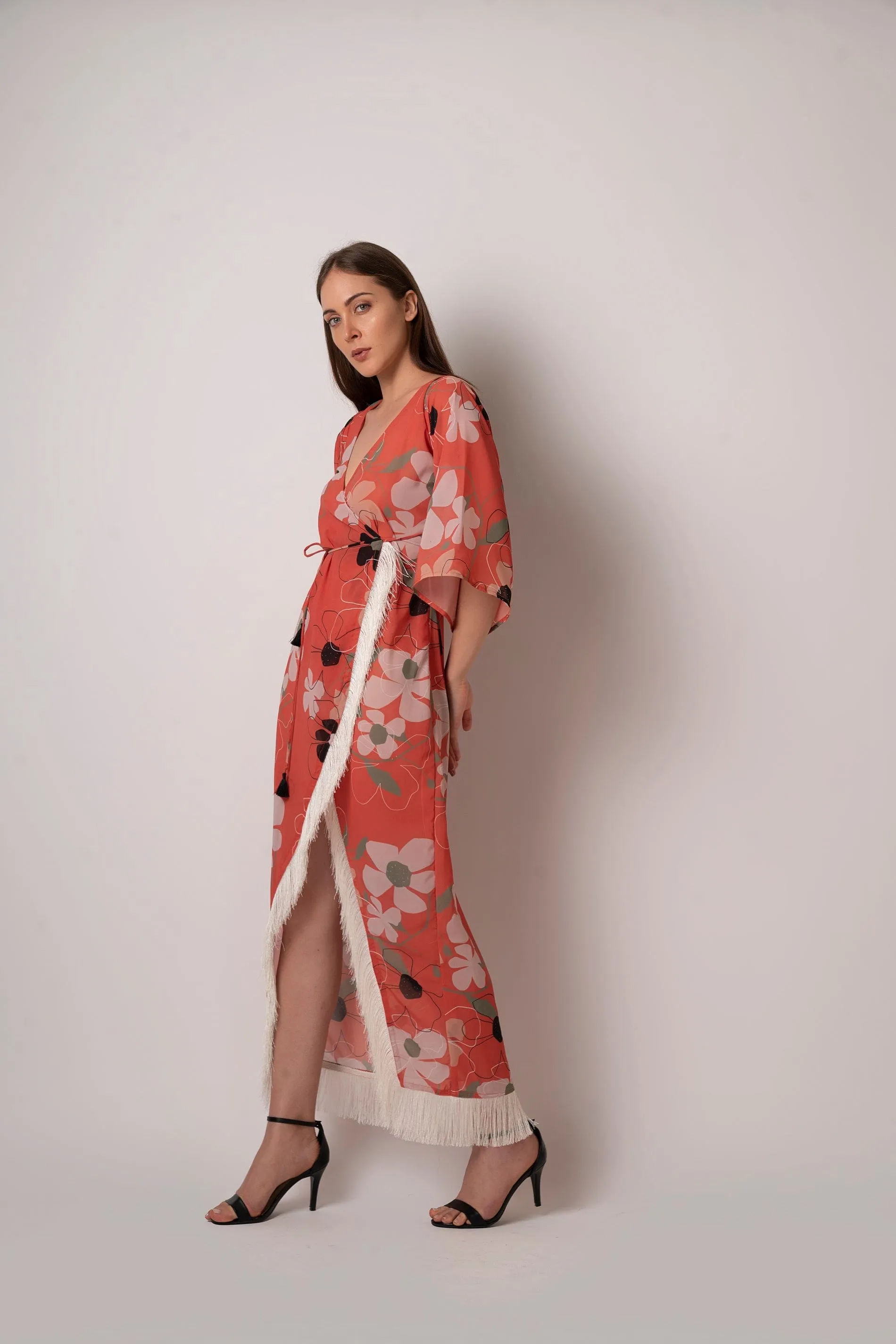 Floral Beach Vacation Dress