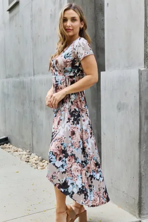 Floral Maxi Wrap Dress