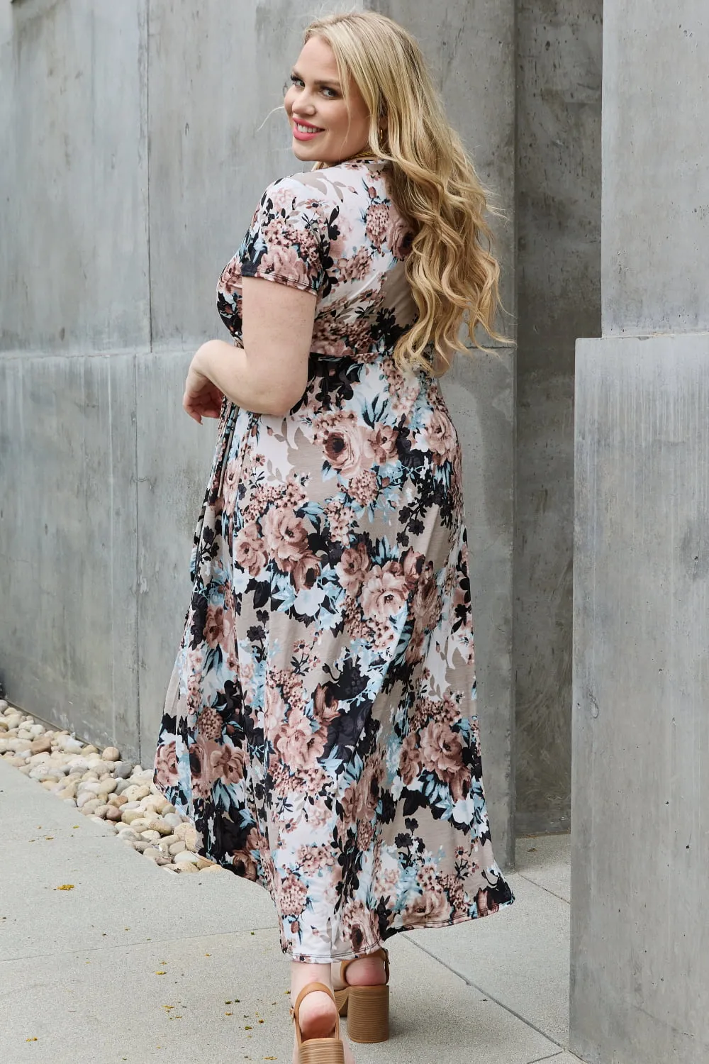 Floral Maxi Wrap Dress