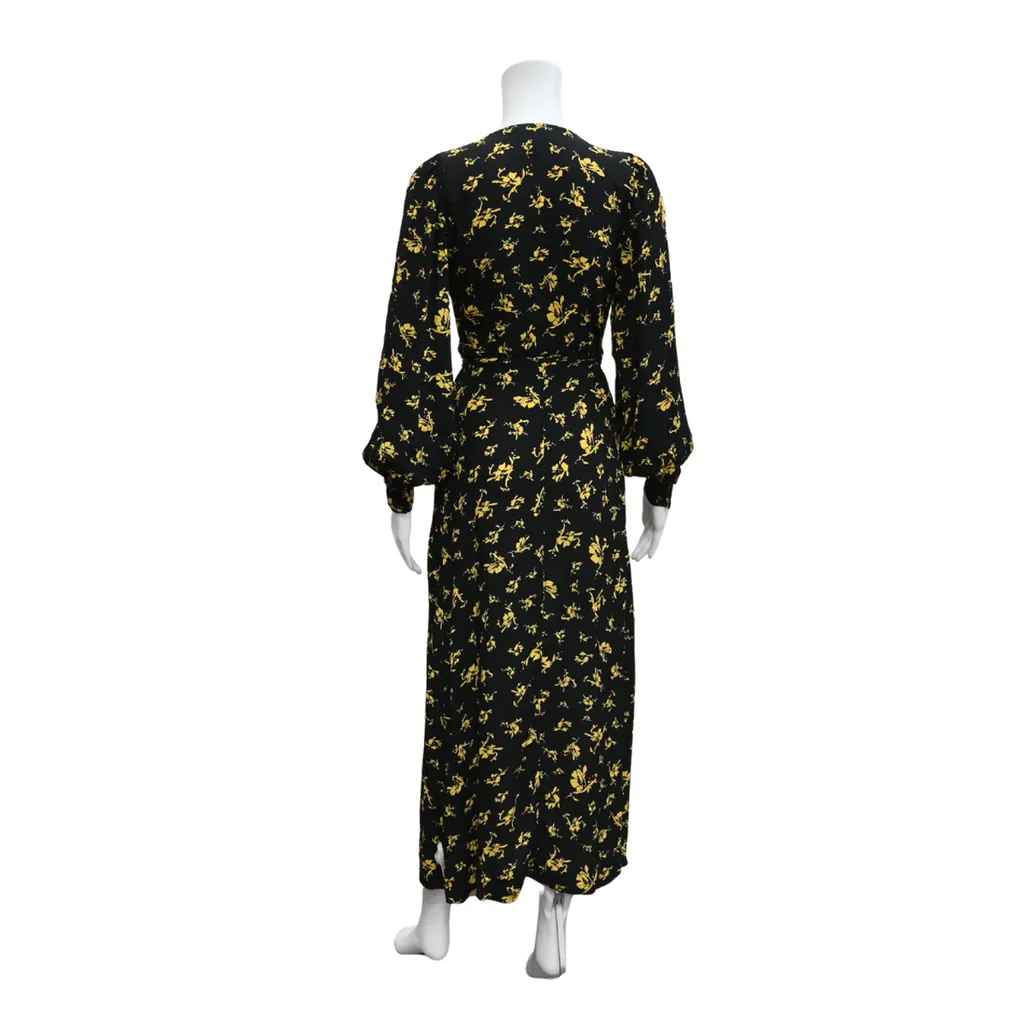 Floral Print Wrap Dress
