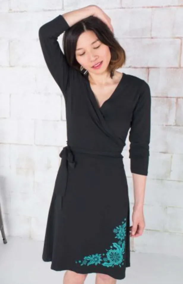 Floral Wrap Dress- SALE