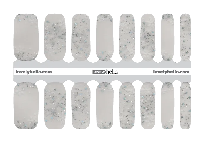 Frosty Overlay Nail Wraps