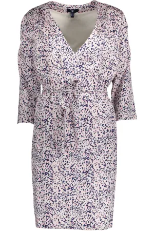 GANT LONG DRESS WOMAN PINK