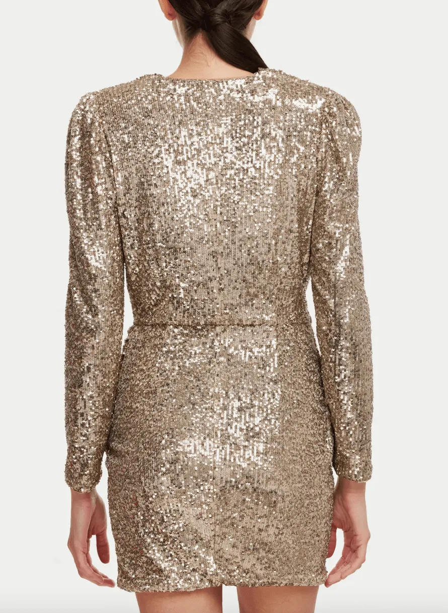Generation Love Miley Sequin Dress in Champagne