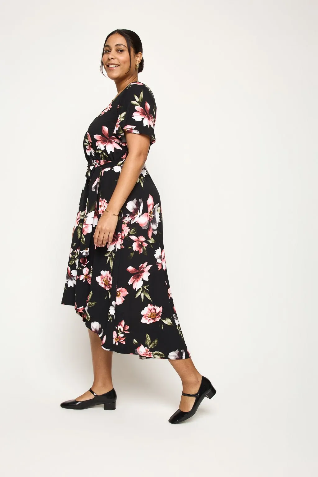 Georgia Plus Size Wrap Dress