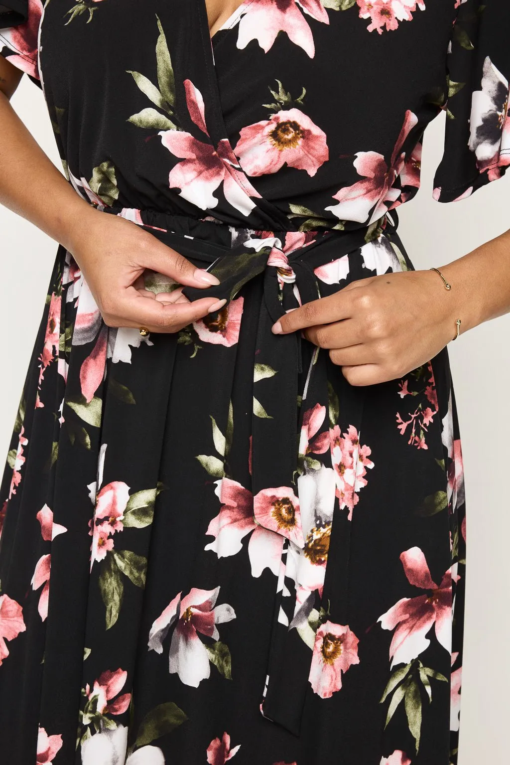 Georgia Plus Size Wrap Dress