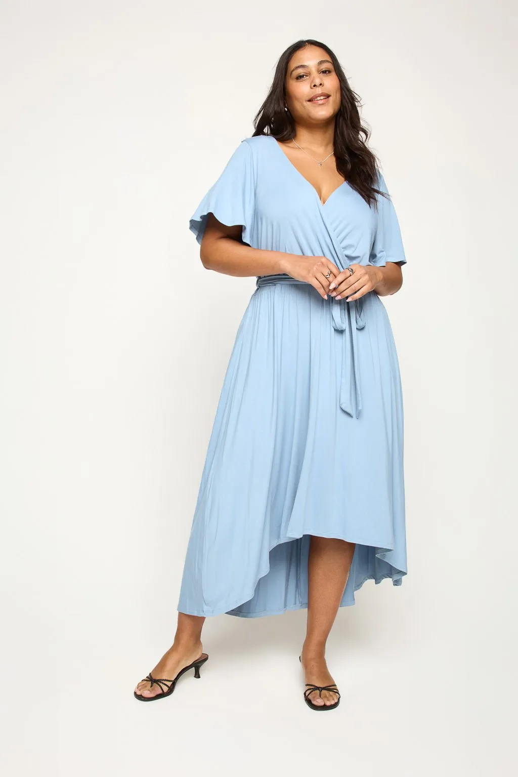 Georgia Plus Size Wrap Dress